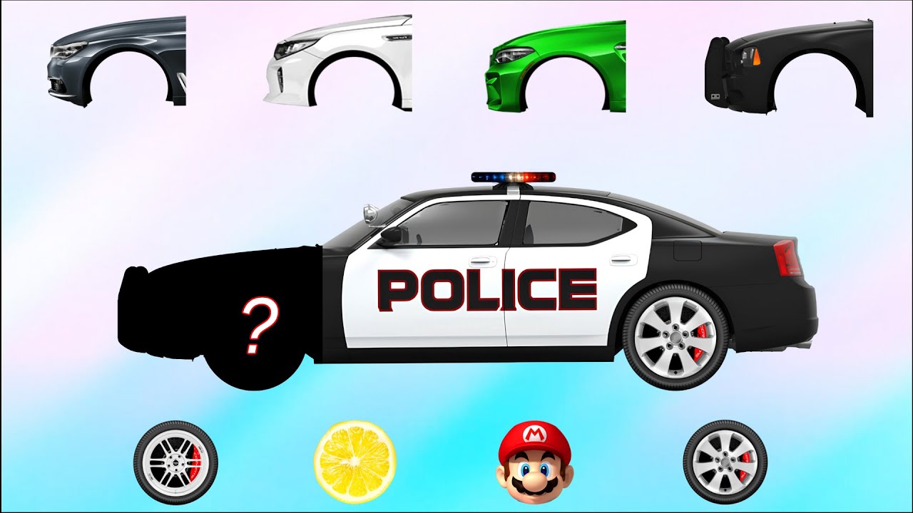 CORRECTLY GUESS THE POLICE CAR WHEEL