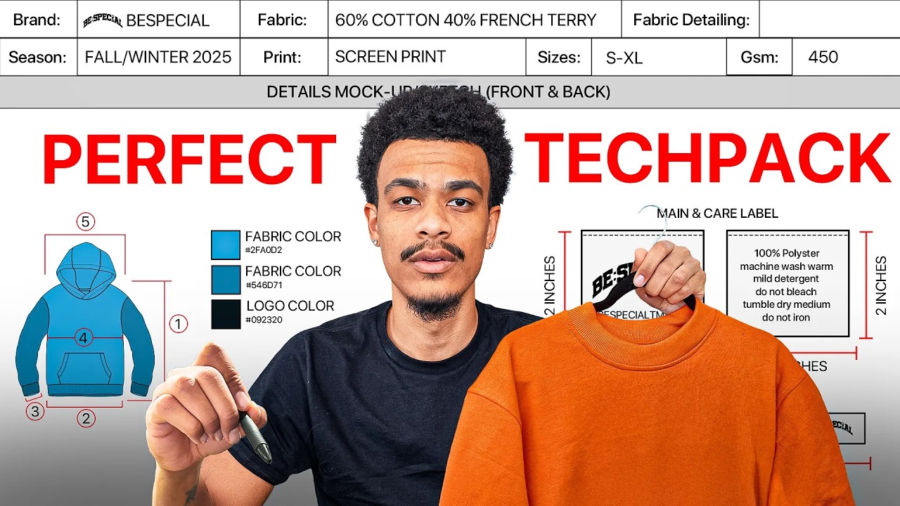 How To Make The Perfect Techpack For Your Clothing Brand