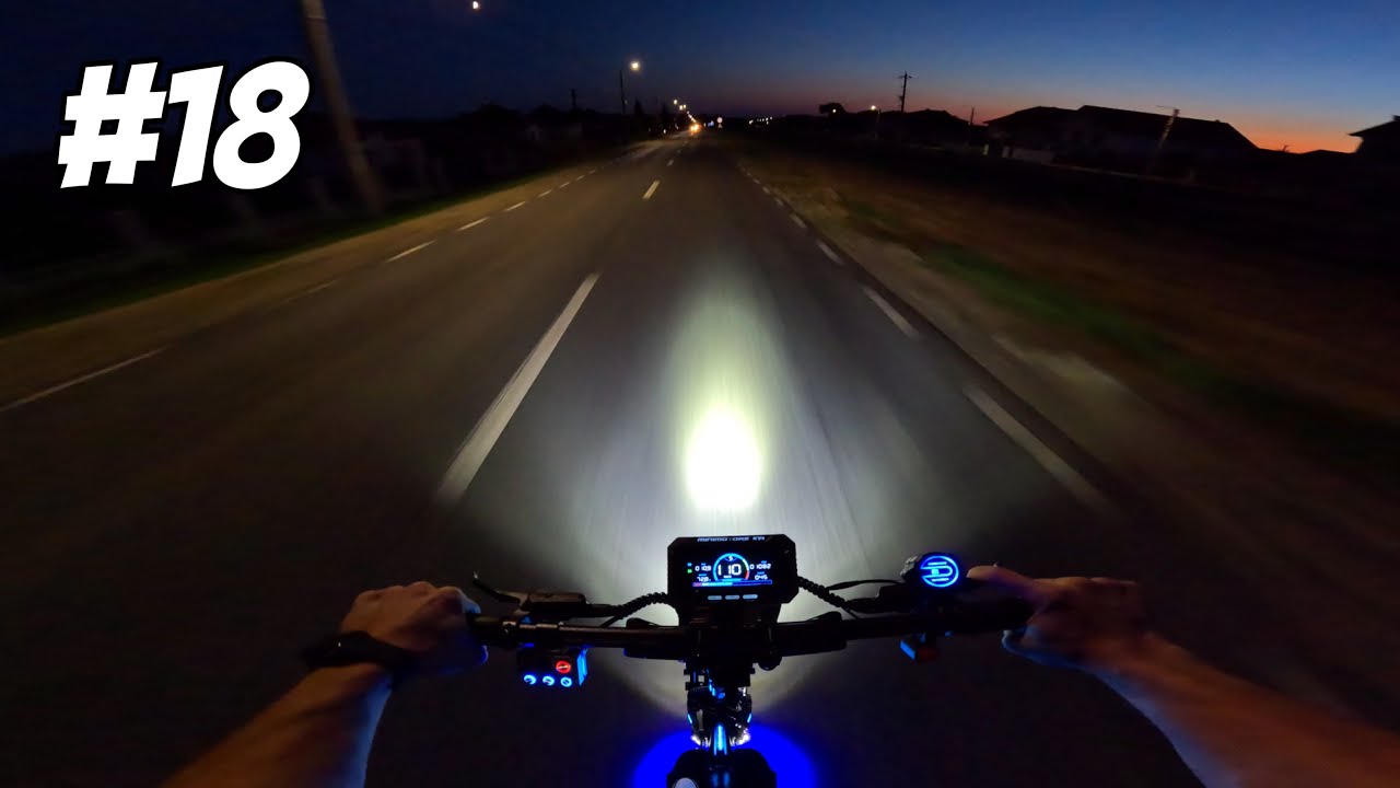 Ride de nuit en Roumanie 🇷🇴 110km/h en Dualtron Thunder III - Mode escalade + Turbo ! [#18]