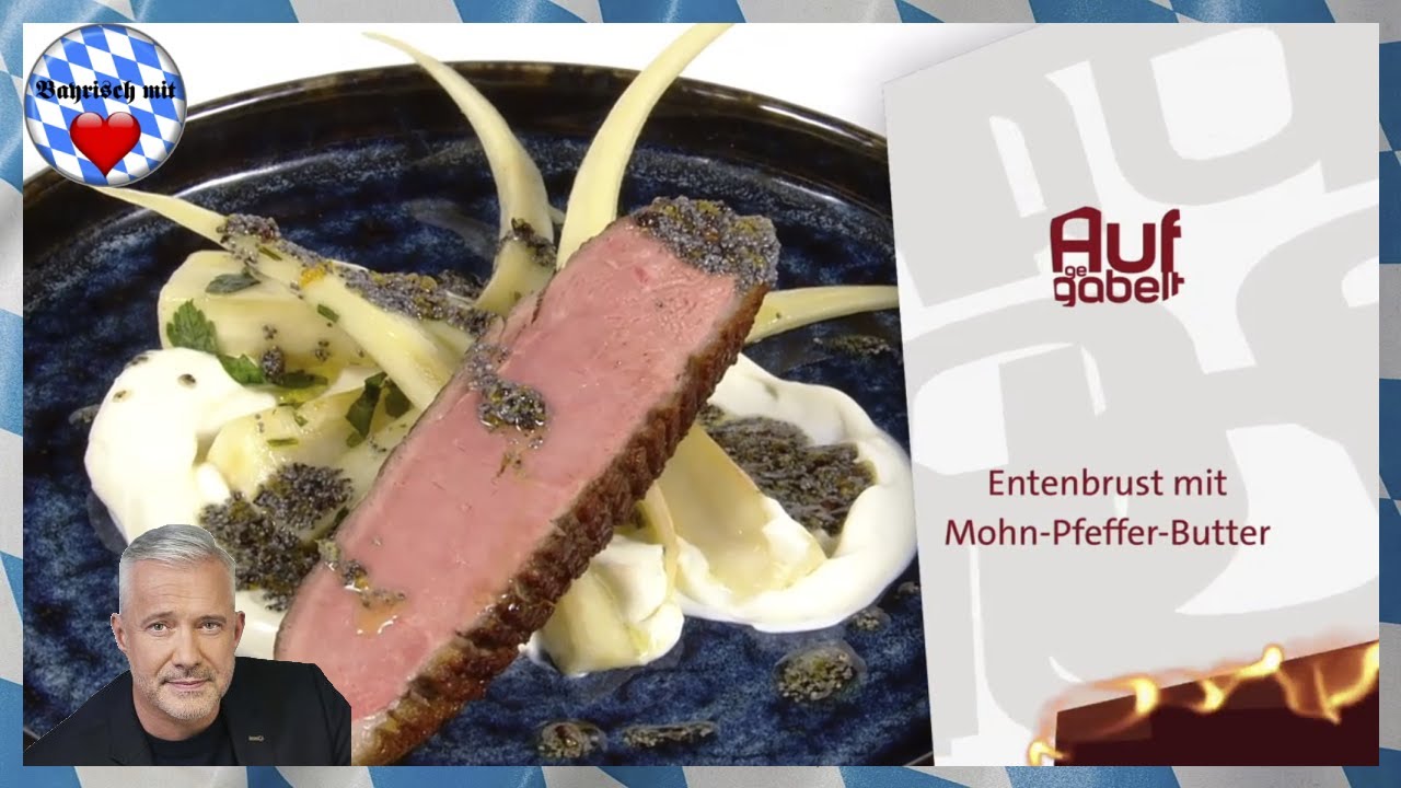 Alexander Herrmann - Entenbrust mit Mohn-Pfeffer-Butter