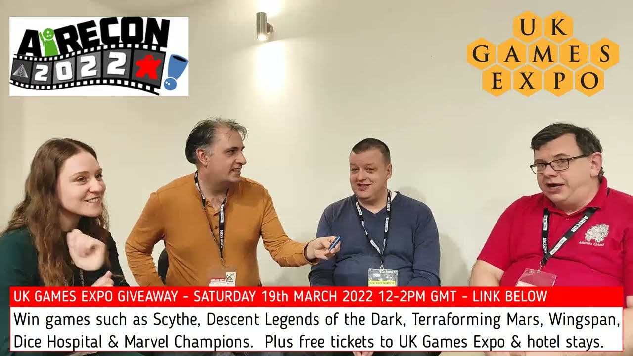 Interview with Richard Denning & Tony Hyams at Airecon - Directors of UK Games Expo by Ludus Vulpes