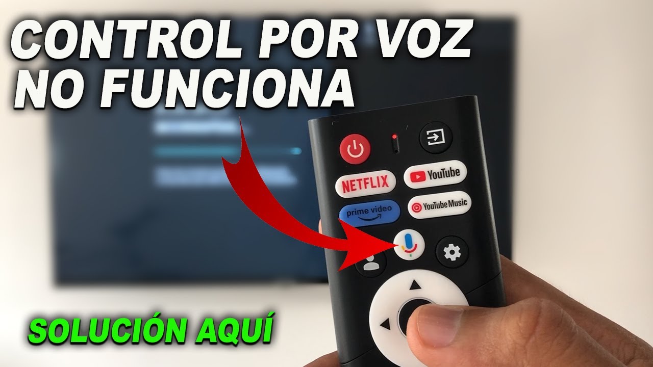 Solución: El Botón para Activar el Control Por Voz No Funciona en mi Smart TV