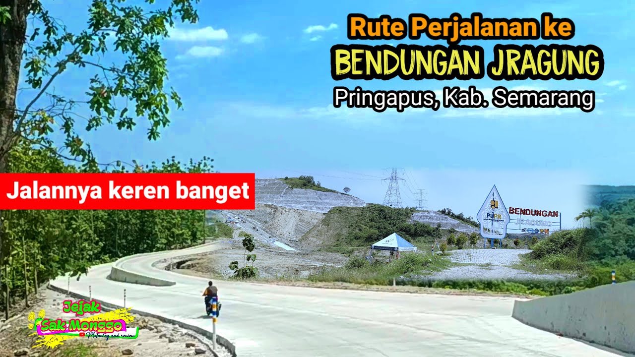 perjalanan ke bendungan (waduk) Jragung Pringapus kabupaten Semarang