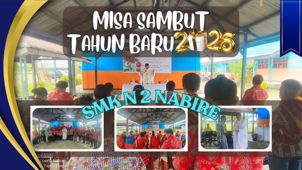 Misa Sambut Tahun Baru | SMK Negeri 2 Teknologi dan Rekayasa Nabire