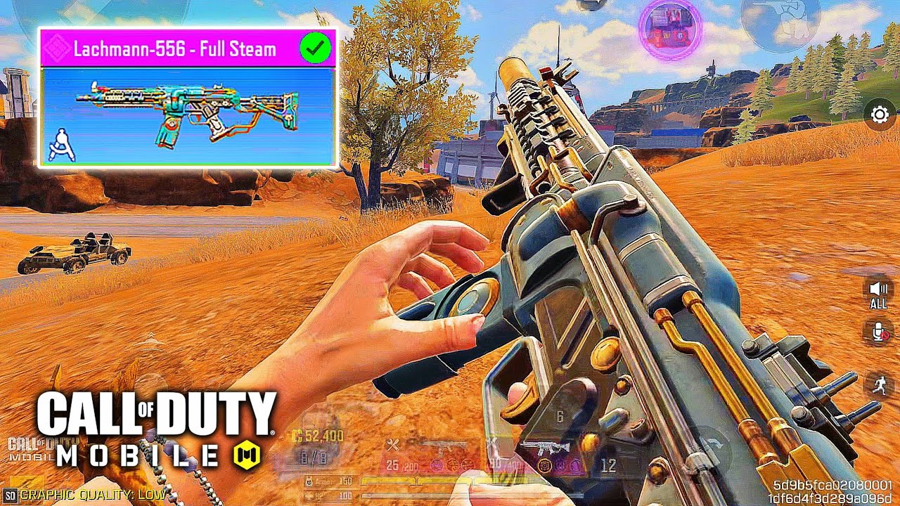 *NEW* Lachmann-556 is SUPER OVERPOWERED in BATTLE ROYAL🤯 COD MOBILE 
