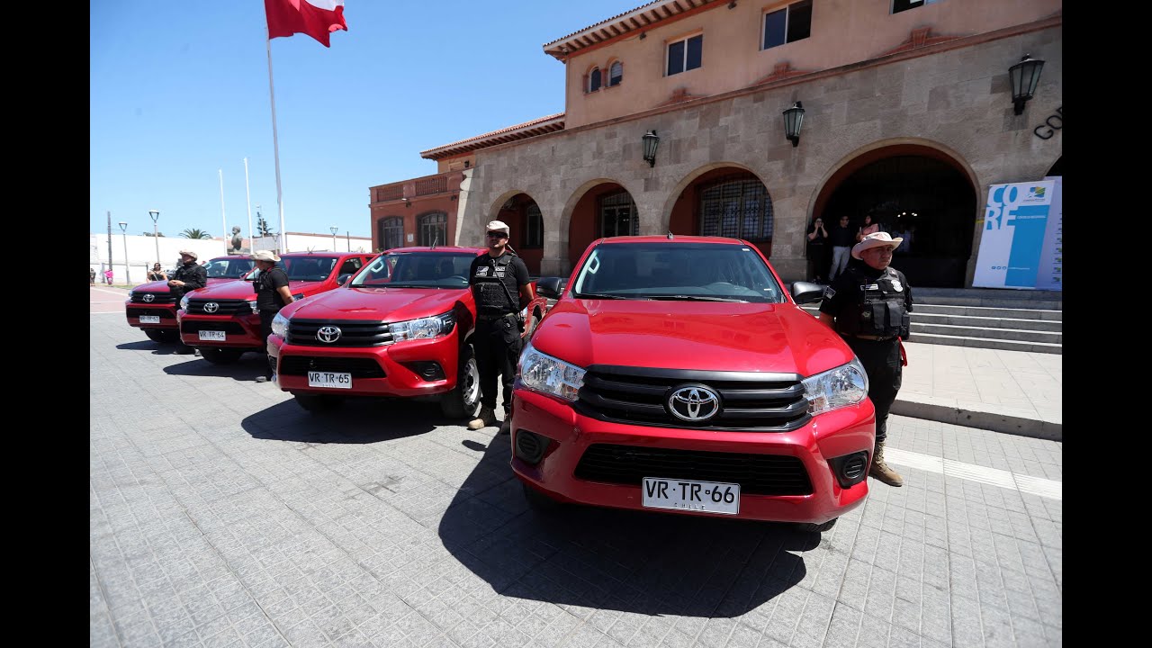 Gobierno Regional entregó 10 nuevos vehículos de seguridad para La Serena