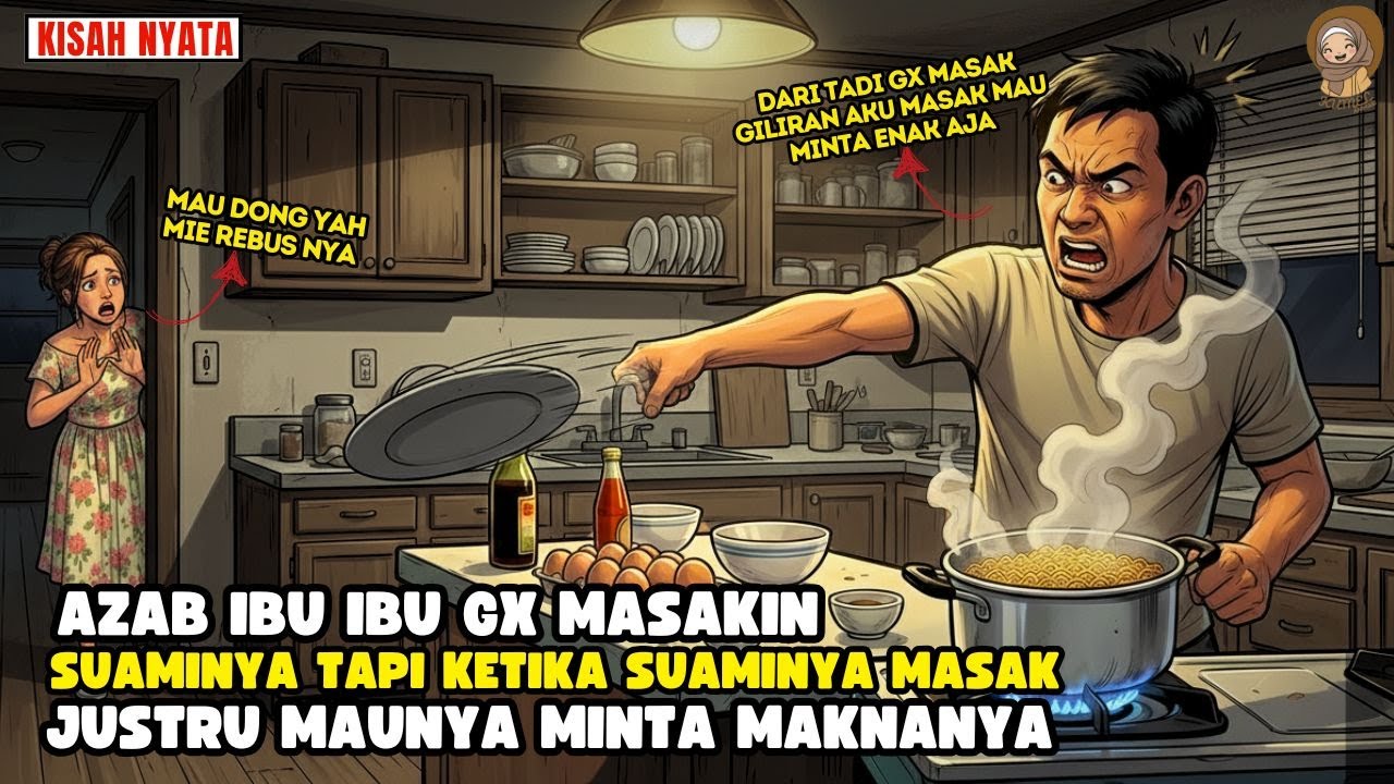 AZAB IBU IBU YG GX MAU MASAK GILIRAN SUAMI YG MASAK MAU NYA MINTA II SINETRON AZAB