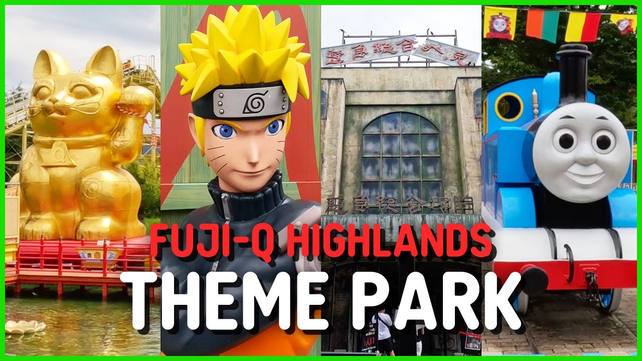 Fuji Q Highland Theme Park: Naruto, Thomas the Tank Engine, Haunted Hospital | Mount Fuji Japan