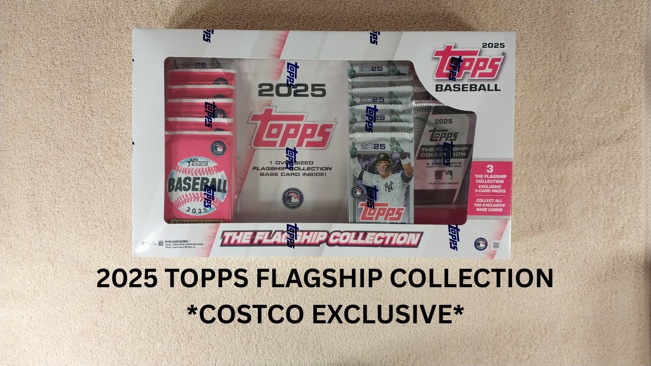 2025 TOPPS FLAGSHIP COLLECTION COLLECTOR'S BOX | Costco Exclusive