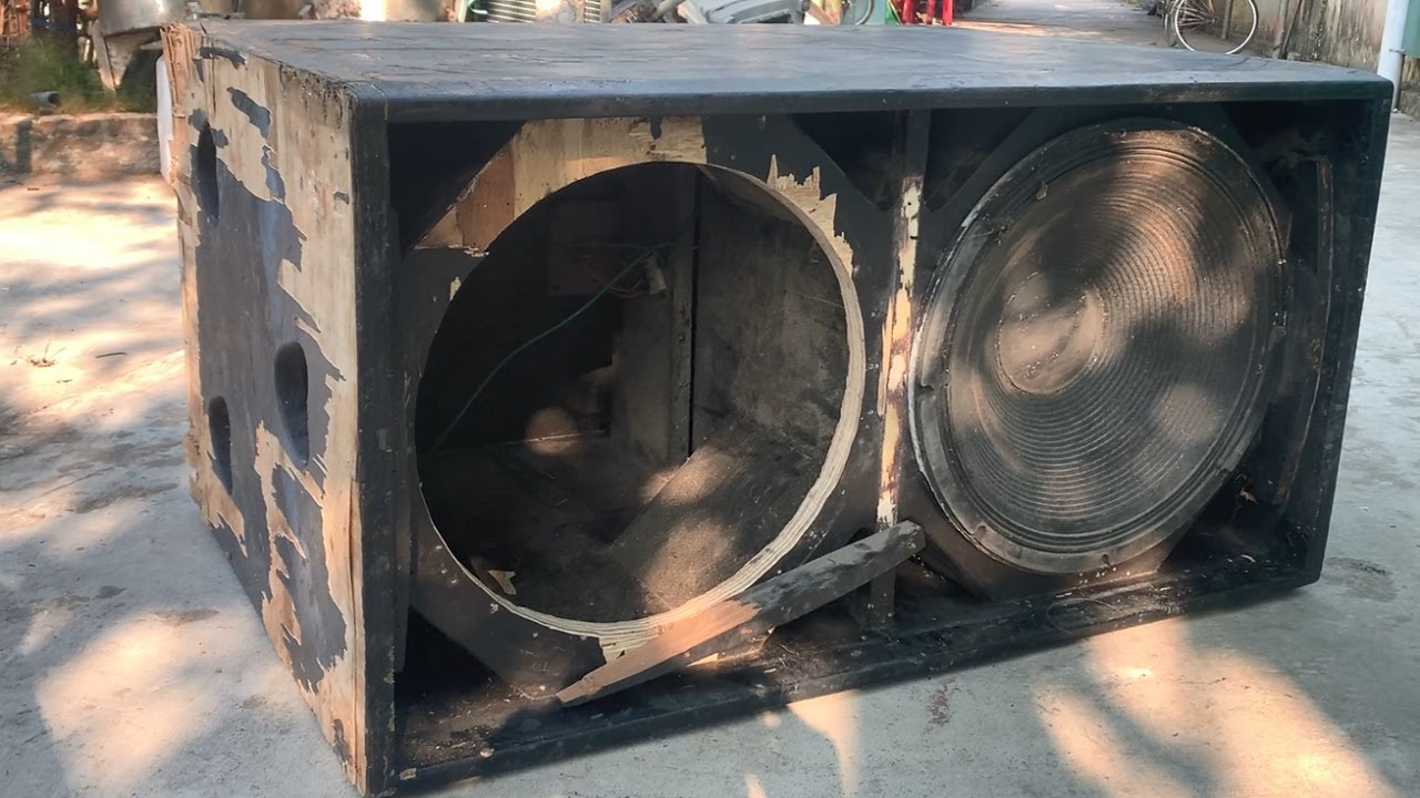 Manual Restoration Of The Super Loud WeiRui ER Speaker // Full Restoration Of The Powerful Woofer