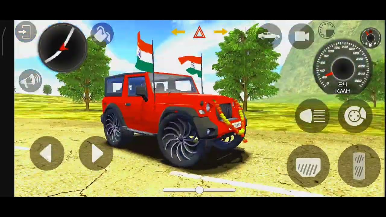 Car and Thar wala game 3D ofline game indian top game #viralvideo 