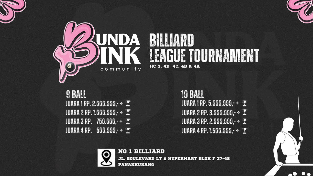 Bunda Pink - Billiard League Tournament