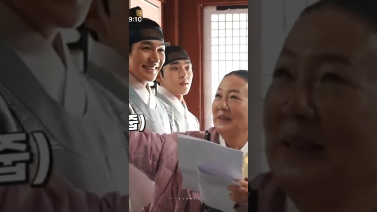 Behind the scene! akibat terlalu tinggi nih🤣🤣 #moonsangmin #underthequeensumbrella