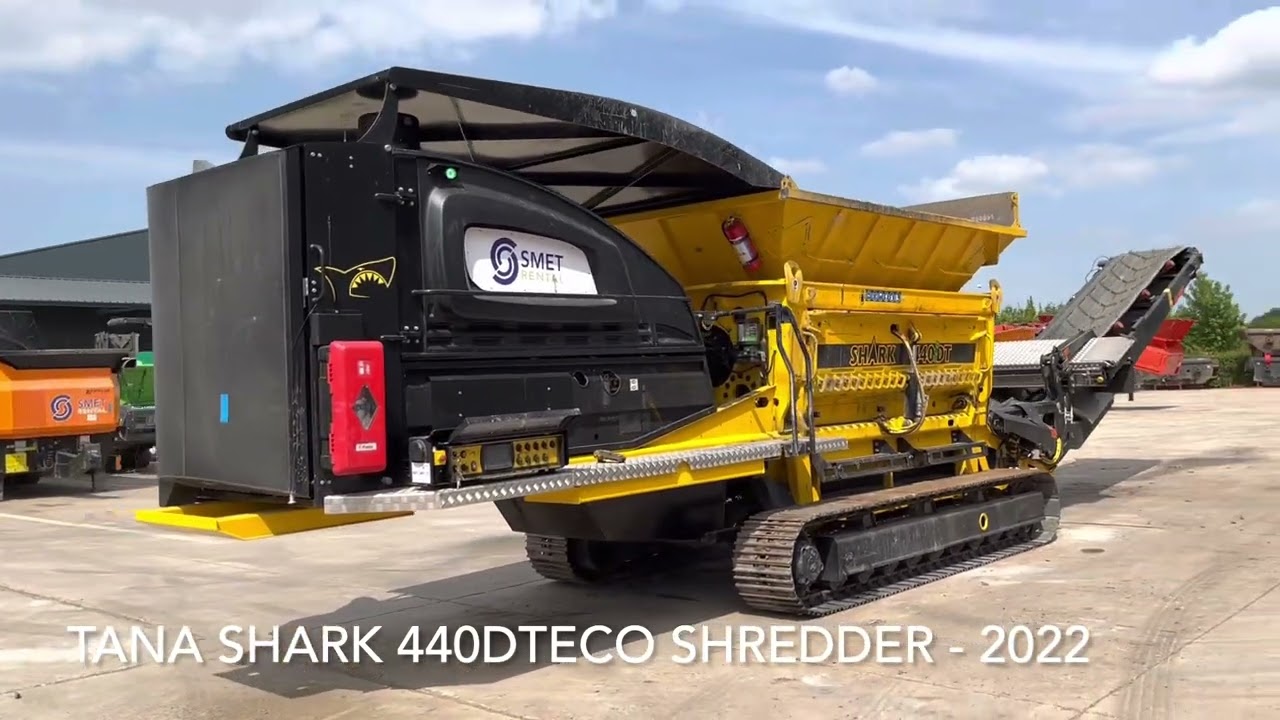 Tana Shark 440DTeco Shredder huren? Shredder Te Huur Bij Smet Rental