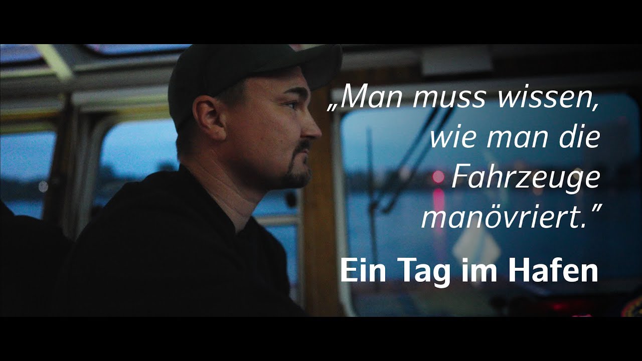 Ein Tag im Hafen | mit Melvin Siebold, Schiffsführer bei der Flotte Hamburg