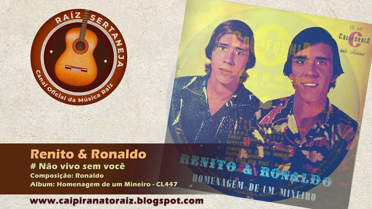 Renito e Ronaldo | Não vivo sem você