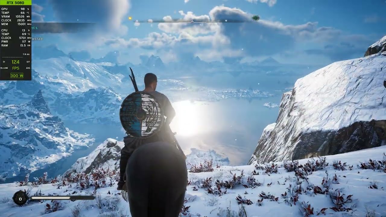 ASSASSIN'S CREED VALHALLA | RTX 5080 16 GB | 4K & 8K ULTRA HIGH SETTINGS