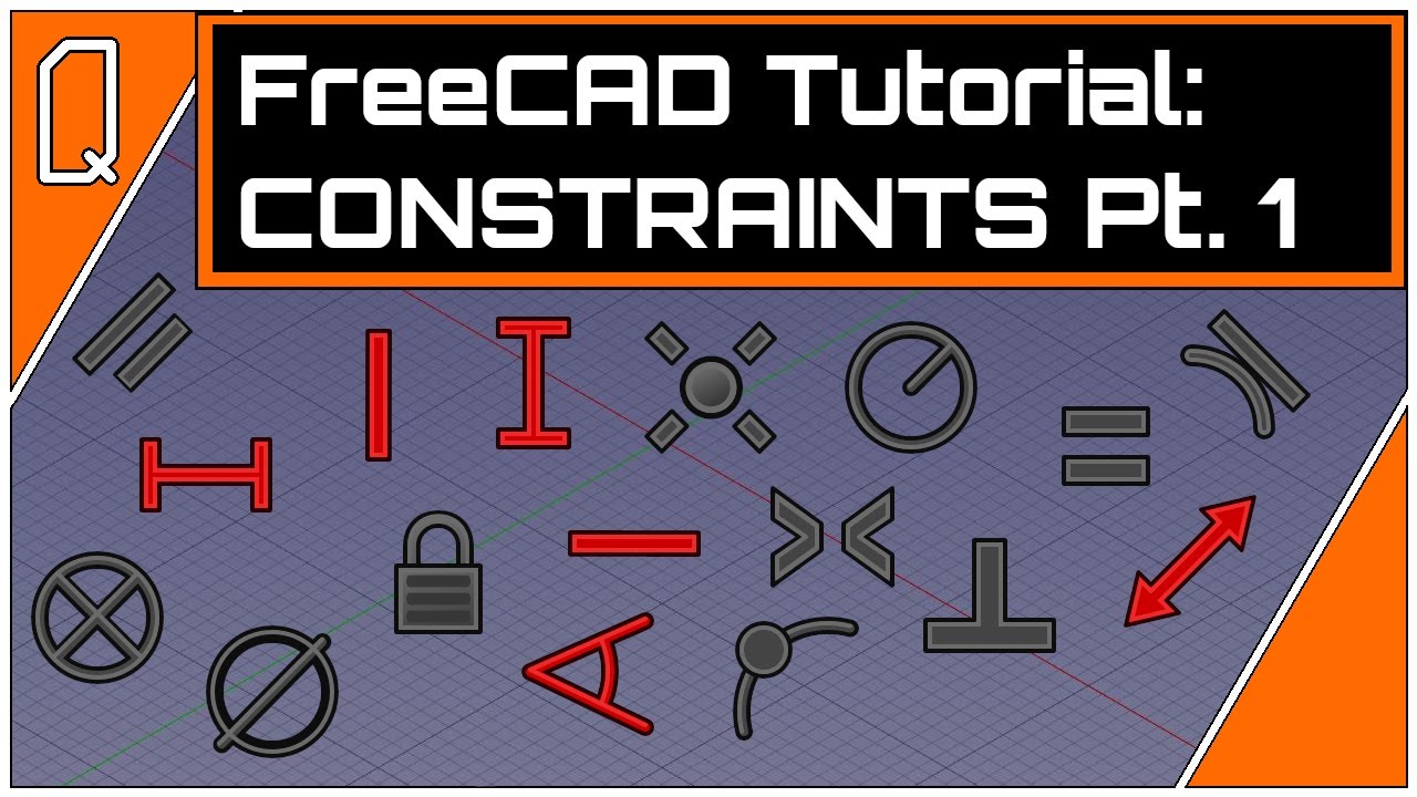 FreeCAD Constraints Part 1 | Easy Beginner Tutorial