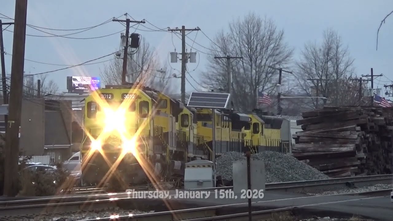 NYSW in Ridgefield Park, NJ (January 2026) NS, CSX, GP38-2, SD33ECO, SD70M-2, SD40-2, SD45-2 & More!