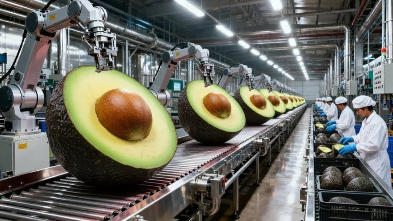 Inside an Avocado Oil Factory: From Fresh Avocados to Pure Oil (Full Process)
