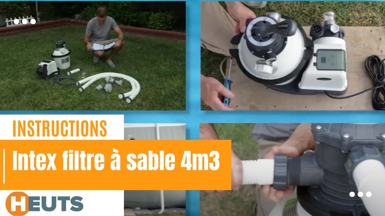 Intex filtre à sable 4m3 – une filtration optimale avec un filtre à sable
