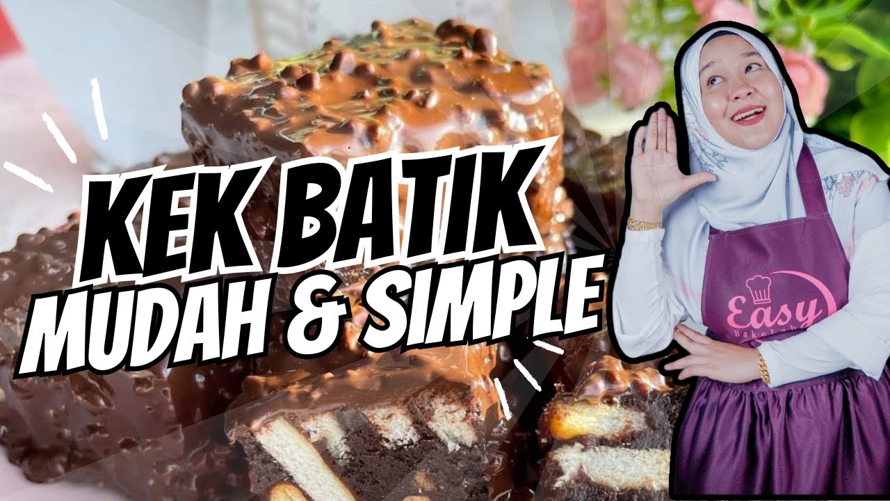 Kek Batik Simple | Chewy & Crunchy
