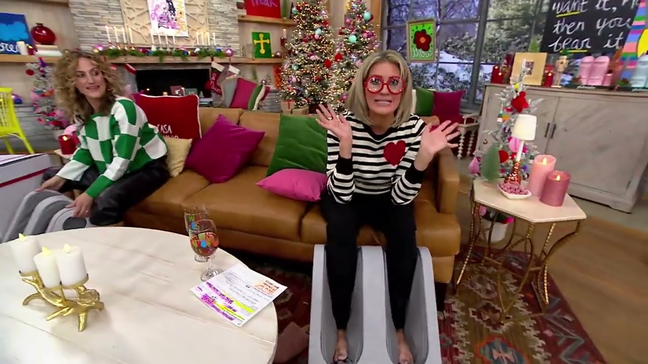 Sharper Image Shiatsu Foot & Calf Massager with Heat on QVC