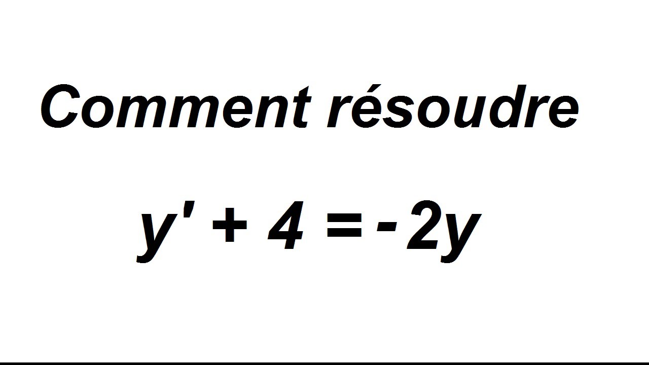 Solving differential equations