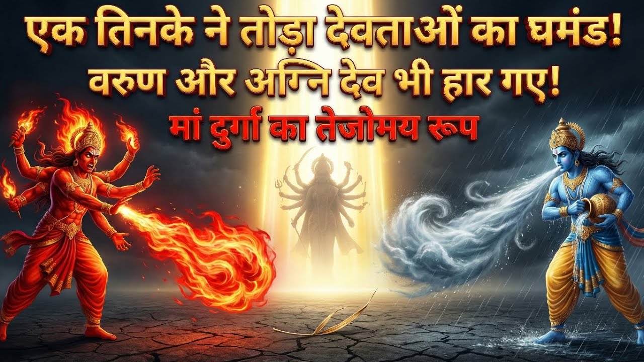 मां दुर्गा ने कैसे तोड़ा देवताओं का घमंड? — एक तिनके का रहस्य! @GauriRelatoLab 