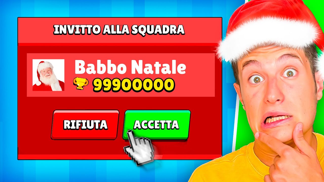 RICEVO L&rsquo;INVITO DA BABBO NATALE SU BRAWL STARS MA&hellip;