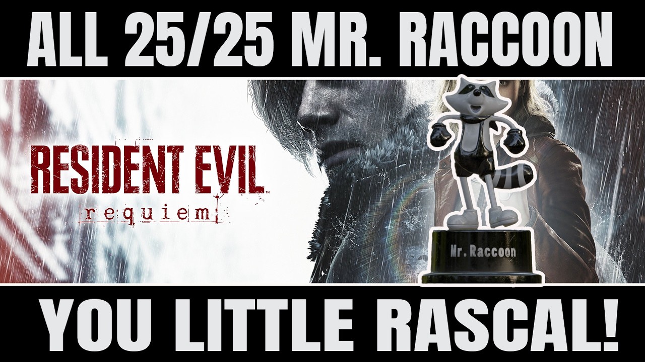 Resident Evil Requiem – All 25 Mr. Raccoon Locations | You Little Rascal! Trophy