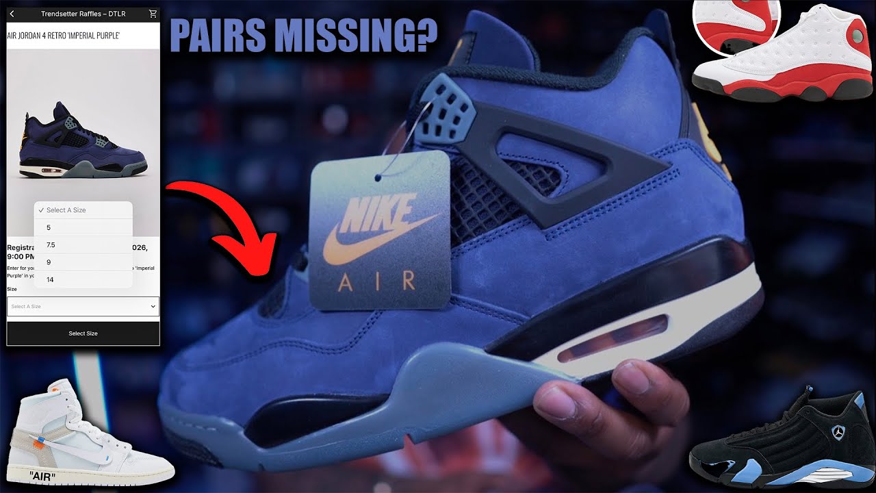 YALL THOUGH WOLF GREY 5S WERE TROUBLE! MISS JORDAN 4 LAKER PAIRS? JORDAN 1 OFFWHITE/VIRGIL MYSTERY