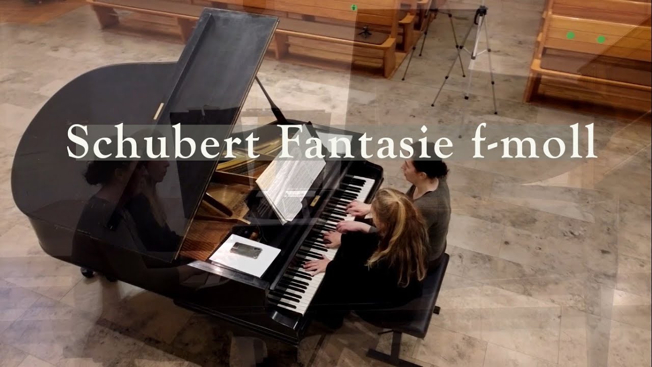 Schubert Fantasie f-minor 4 hands | Fantasie f-moll vierh&auml;ndig | Klavierduo Stuttgart