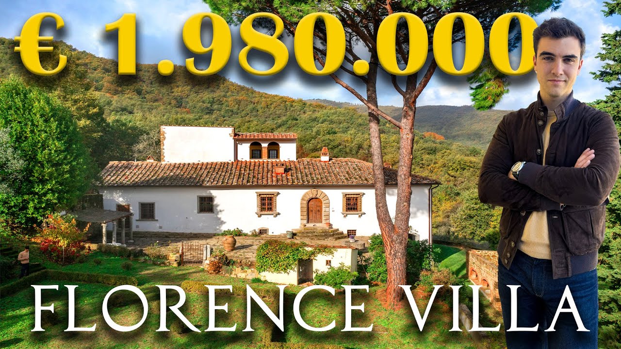 RESTORED PERIOD VILLA FOR SALE 30' FROM FLORENCE, TUSCANY | ROMOLINI