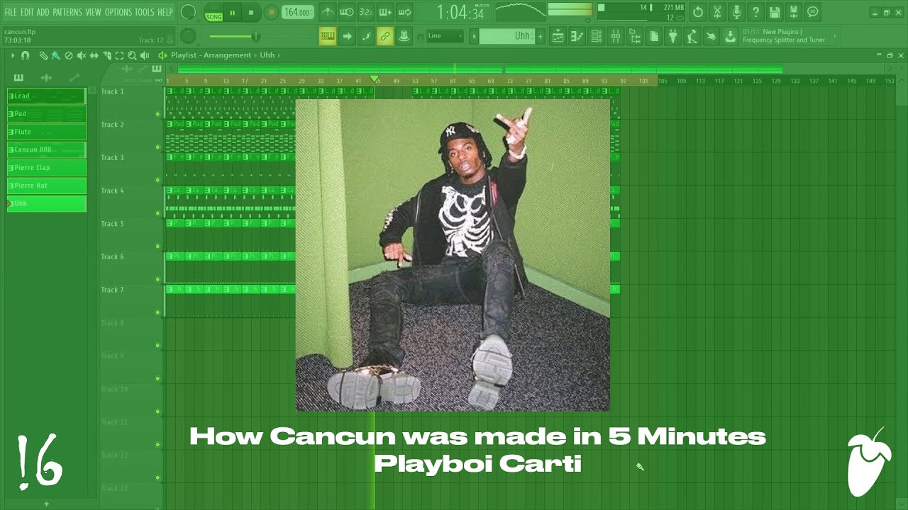 How Cancun was made in 5 Minutes - Playboi Carti (FL Studio Remake)