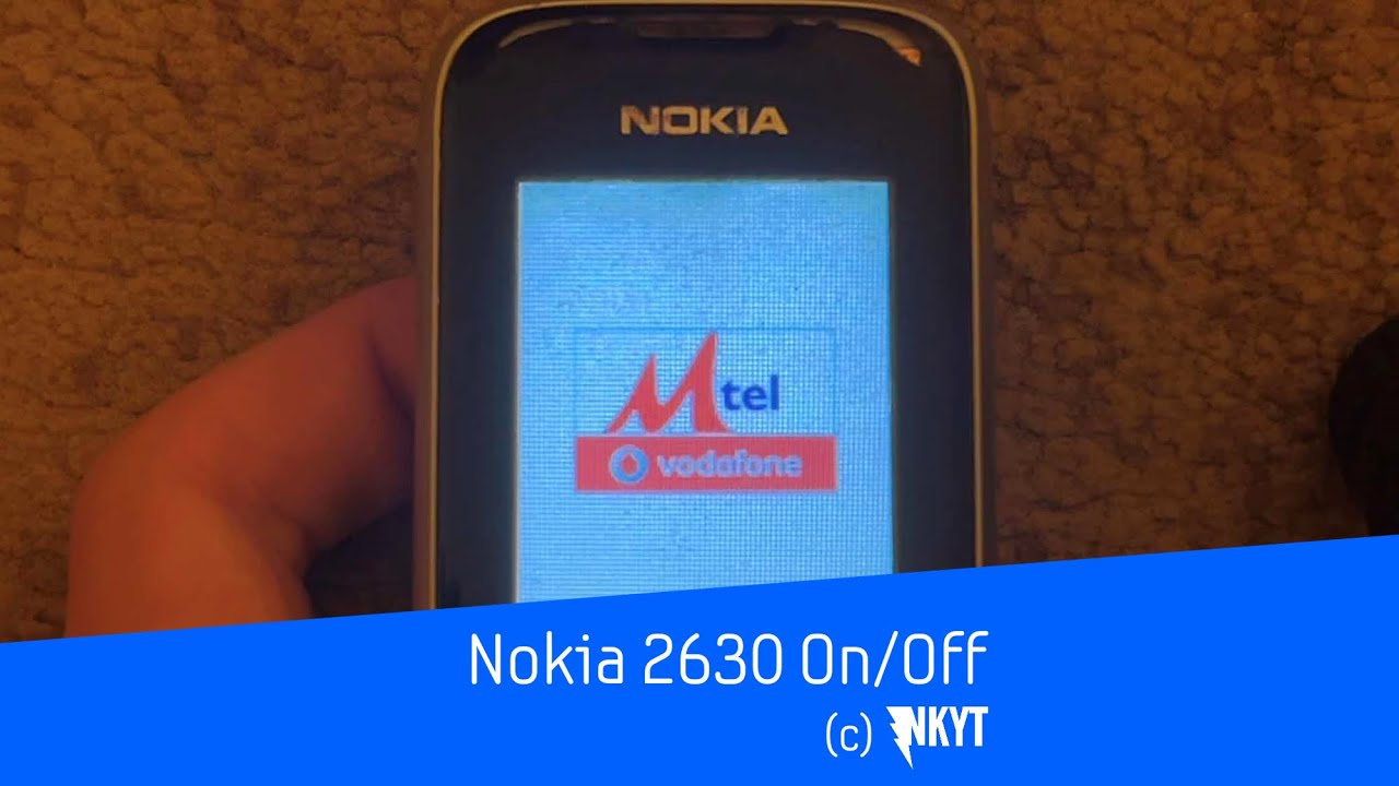 Nokia 2630 (Vodafone/Mtel BG) On/Off