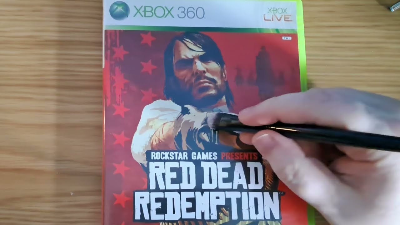 ASMR Lo-Fi Xbox Disc Tracing (Fine Brushes and Soft Whispers)