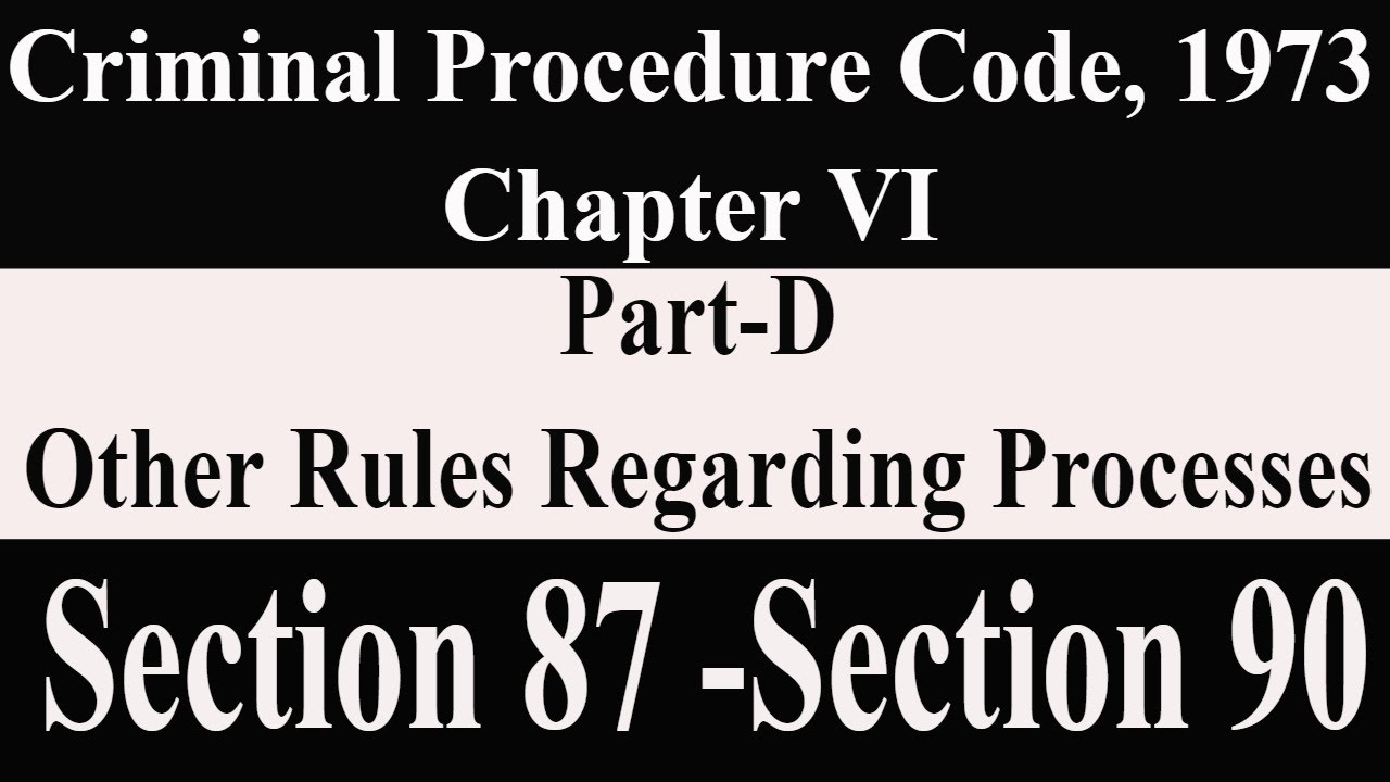 Section 87 to 90|| Warrant in Lieu or in Addition of Summons|| Chapter VI || Criminal Procedure Code