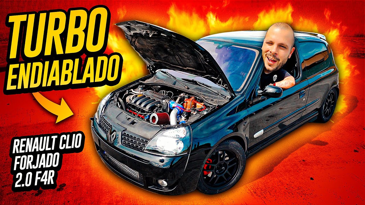 ¡VUELVE MÁS LETAL QUE NUNCA! Renault CLIO SPORT 2.0 TURBO Tuning + PRUEBA EN CALLE
