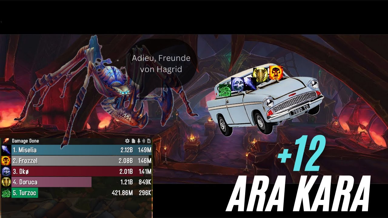 +12 Ara Kara | TWW S1 11.0.5 | Shadow Priest PoV | Böse Spinnen vermöbeln