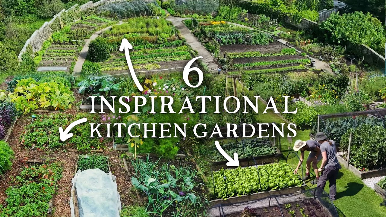 6 Super Productive Kitchen Gardens | 1+ Hour Gardening Inspiration