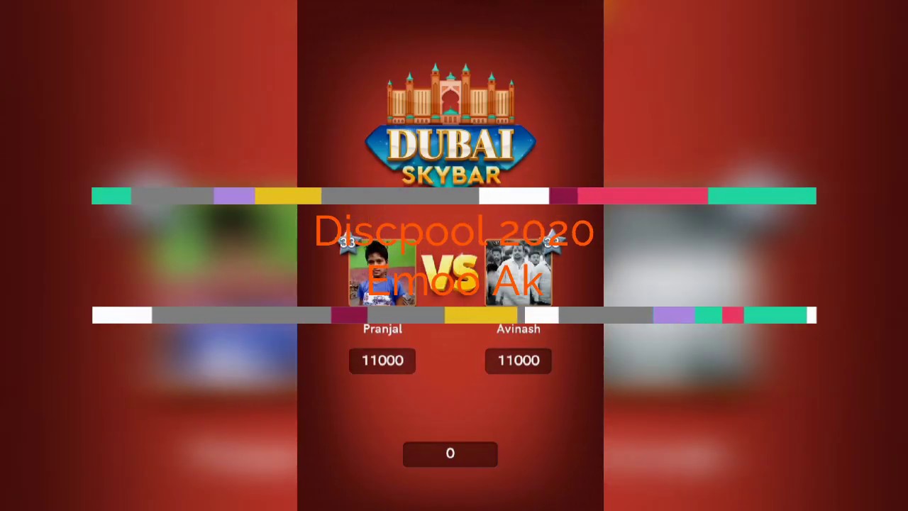 How to play dubai skybar 2020..Discpool carrom