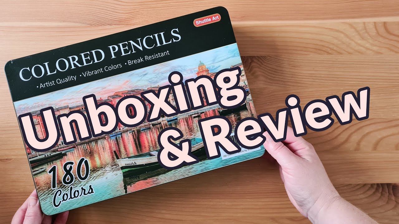 Shuttle Art 180 Colouring Pencil Unboxing & Review