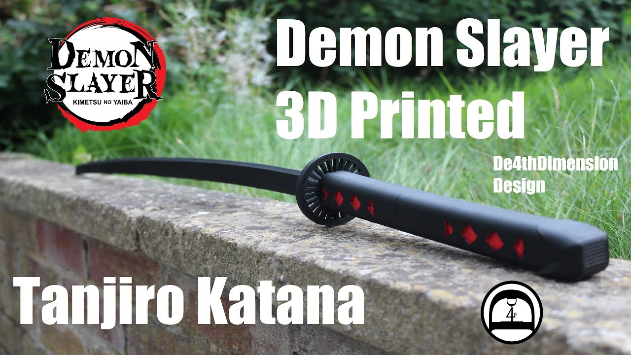 Demon Slayer - How To Make Tanjiro Katana - 3D Printed - 3D print timelapse - Ep.24 [D4thDimension]