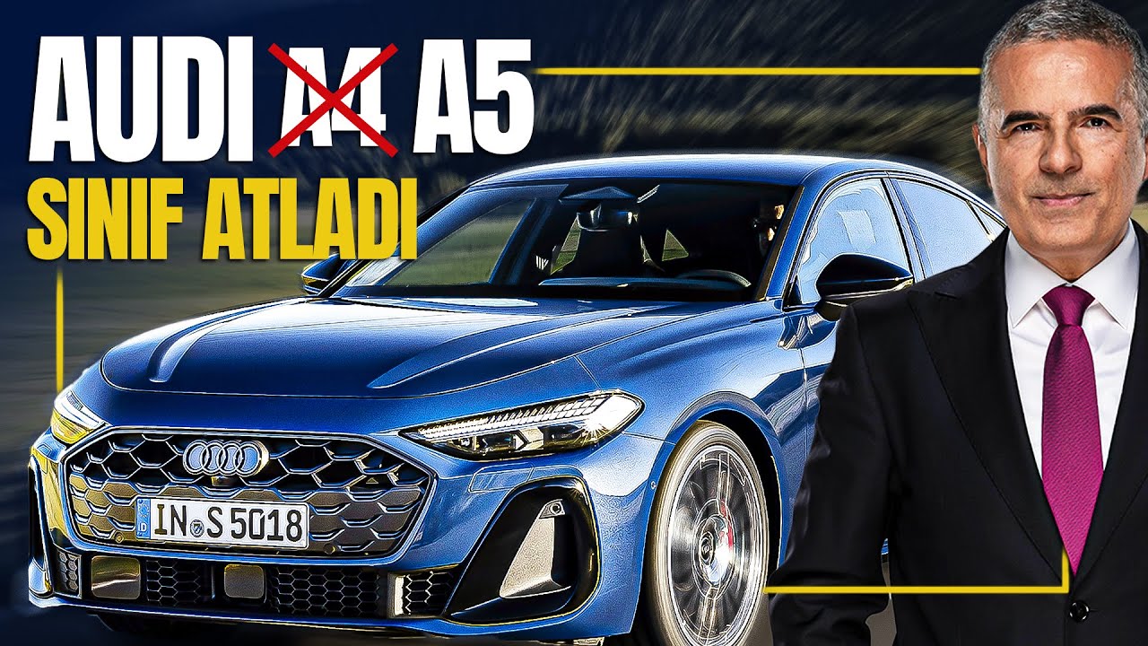 Yeni Audi A5 Test Sürüşü | Audi A4 Sınıf Atladı