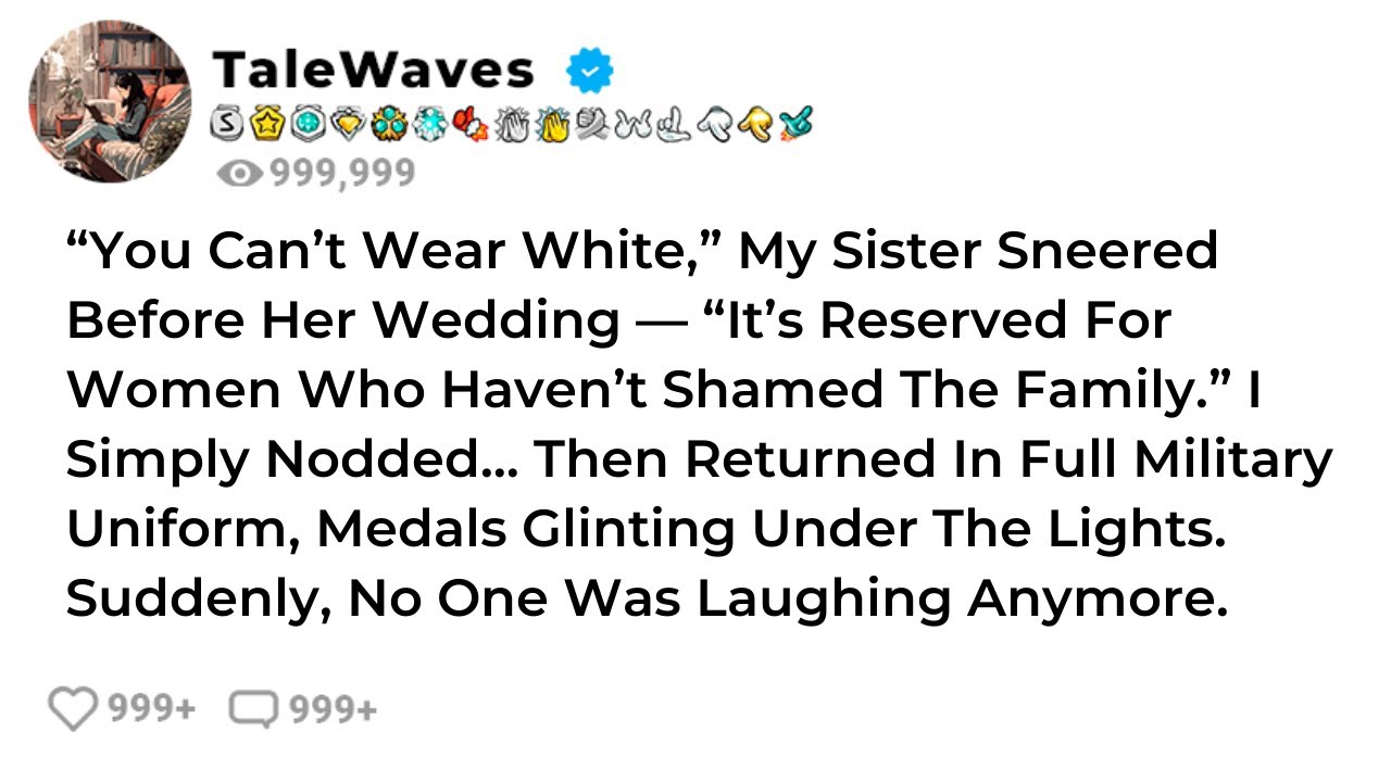 “You Can’t Wear White,” My Sister Sneered Before Her Wedding — “It’s Reserved For Women”