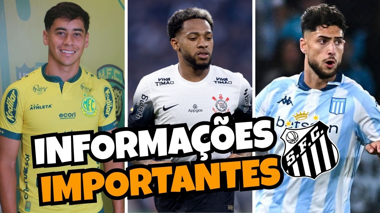 SANTOS DESISTE DE JOSÉ ALDO, DO MIRASSOL | ZAGUEIRO DO RACING VEM? | VOLANTE DO CORINTHIANS NA MIRA