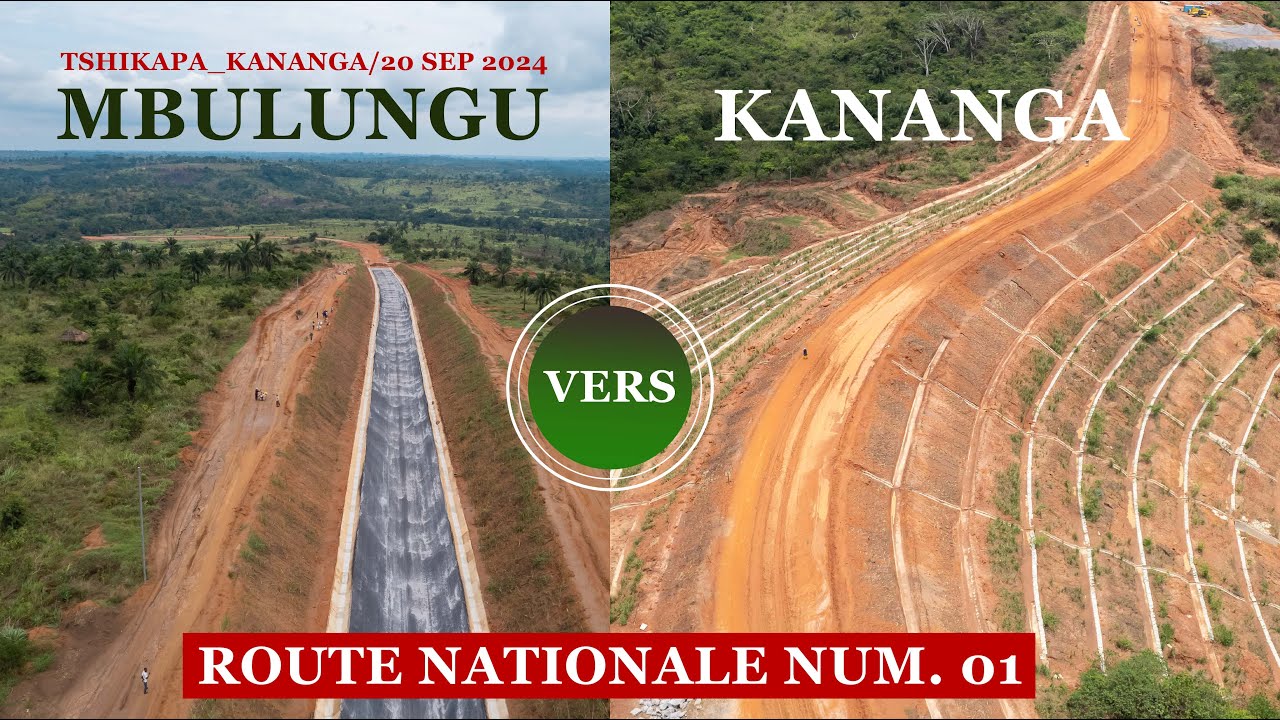 ROUTE NATIONALE NUMÉRO 01. KANANGA_KAMUESHA_TSHIKAPA EN 2024