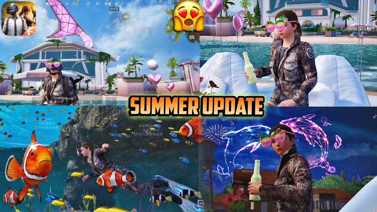 Game For Peace New Update SUMMER MODE Gameplay | Chinese PUBG Summer Update!