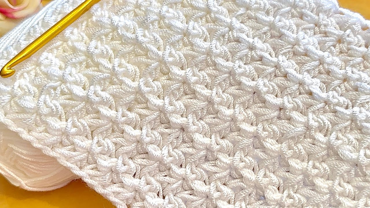 Amazing! Easy Crochet Pattern for Baby Blankets & Shawls, Beautiful Crochet Stitch for Beginners